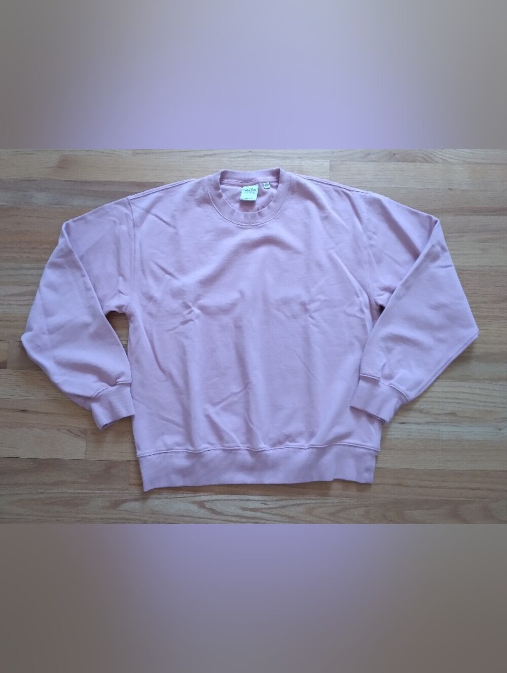 Aritzia Sweatfleece Perfect Fit Crewneck Sweatshirt Terry Fabric Tart Pink